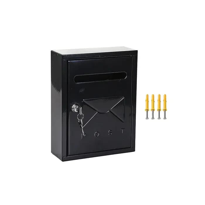 Boîte aux lettres murale en métal 20x7.5x26cm