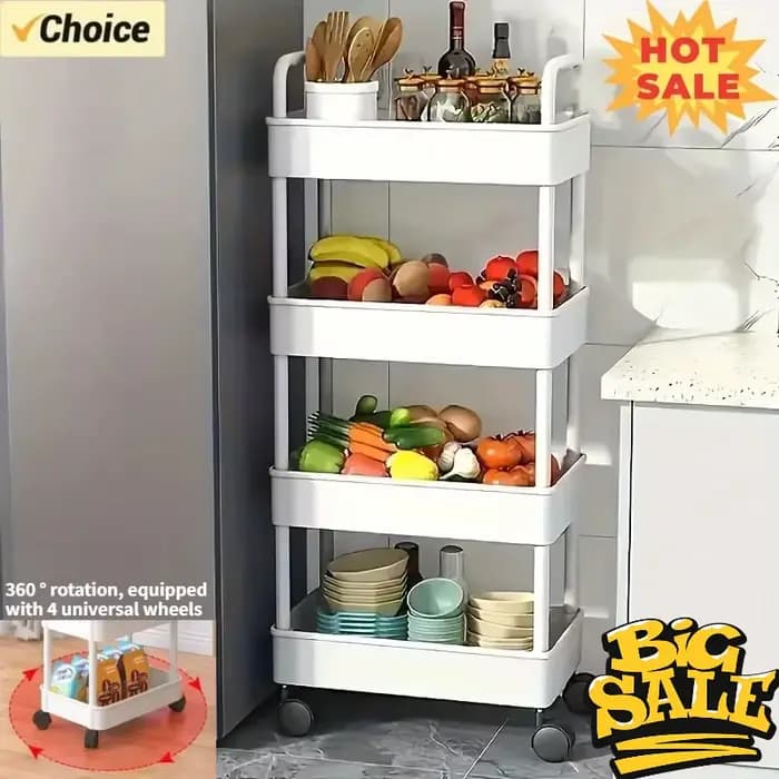 Étagère de rangement multifonction à 5 niveaux