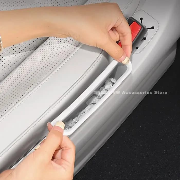 Boîte de rangement pour téléphone latéral du siège de la deuxième rangée