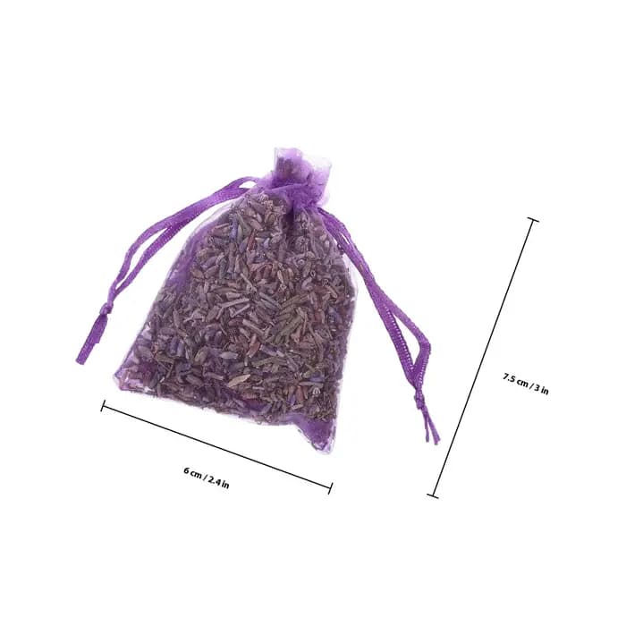 12 Sachets de Lavande Suspendus, Sachets Parfumés pour Placards, Tiroirs, Armoires, Désodorisant d'Intérieur, Pochette Parfumée Portable