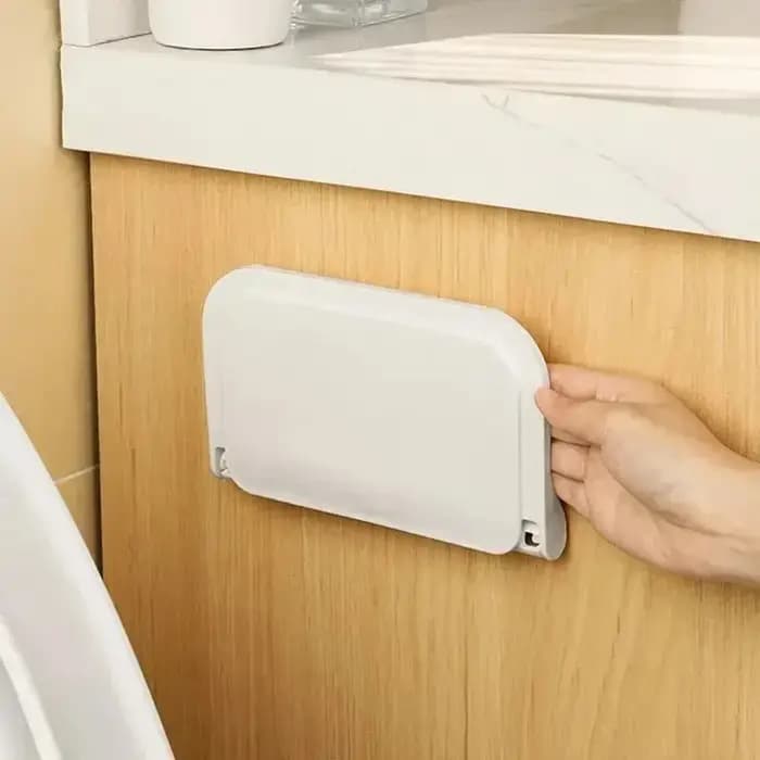 Étagère murale pliable sans perçage, support de rangement adhésif