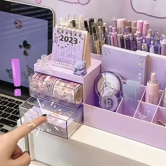 Nouvelle boîte de rangement de bureau pour stylos