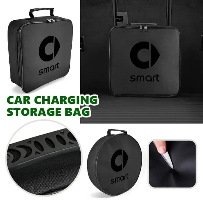Boîte de rangement pour câbles de chargement de voiture
