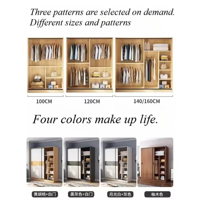 Armoires de rangement de luxe avec portes étagées