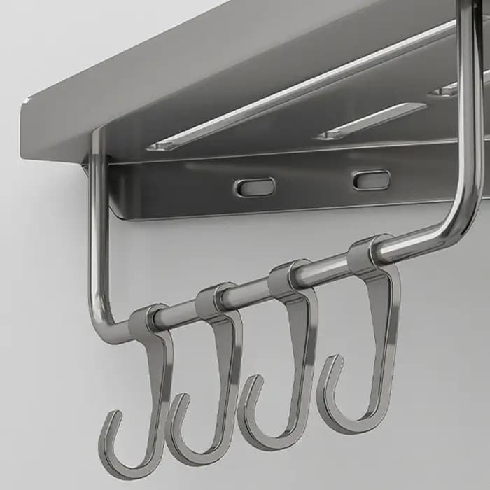 HOShelf-Étagère d'angle murale en alliage d'aluminium