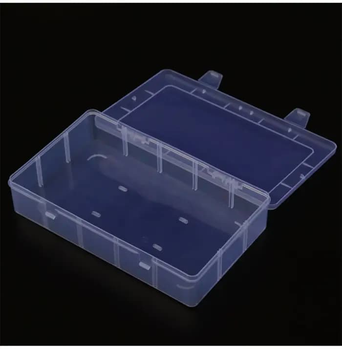 Grande boîte de rangement vide à 15 compartiments pour échantillons de perles