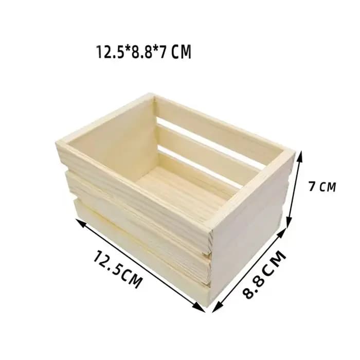 Boîte de rangement en bois