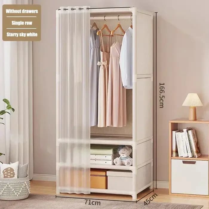 Armoire de Rangement en Tissu pour Chambre à Coucher