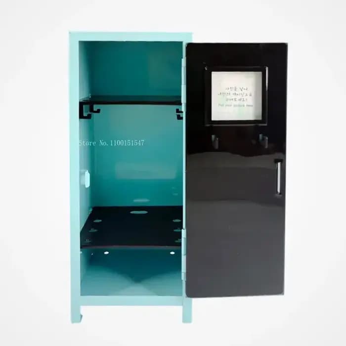 Boîte de rangement en fer pour dortoir, cosmétiques, argent, clés, cartes bancaires et autres petits objets de bureau, mini-armoire de rangement