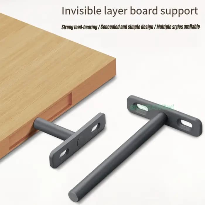 Supports d'étagère invisibles