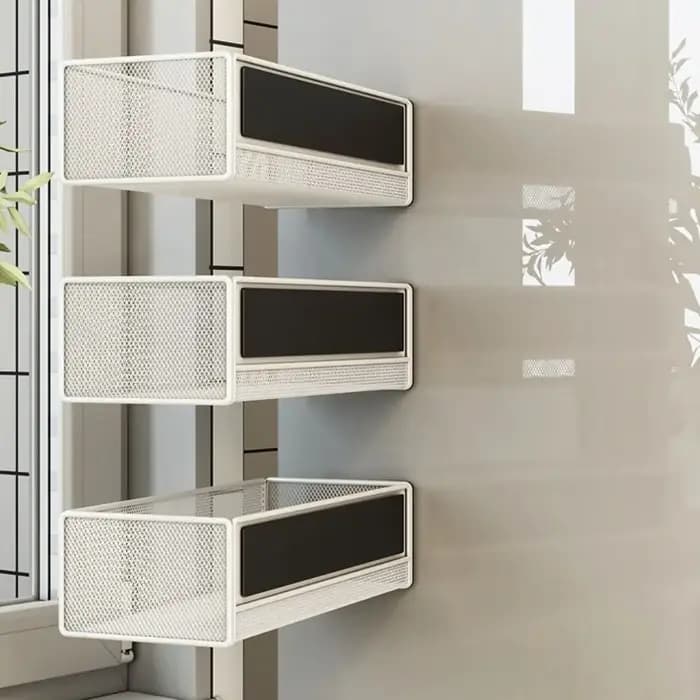 Étagère magnétique en métal pour réfrigérateur