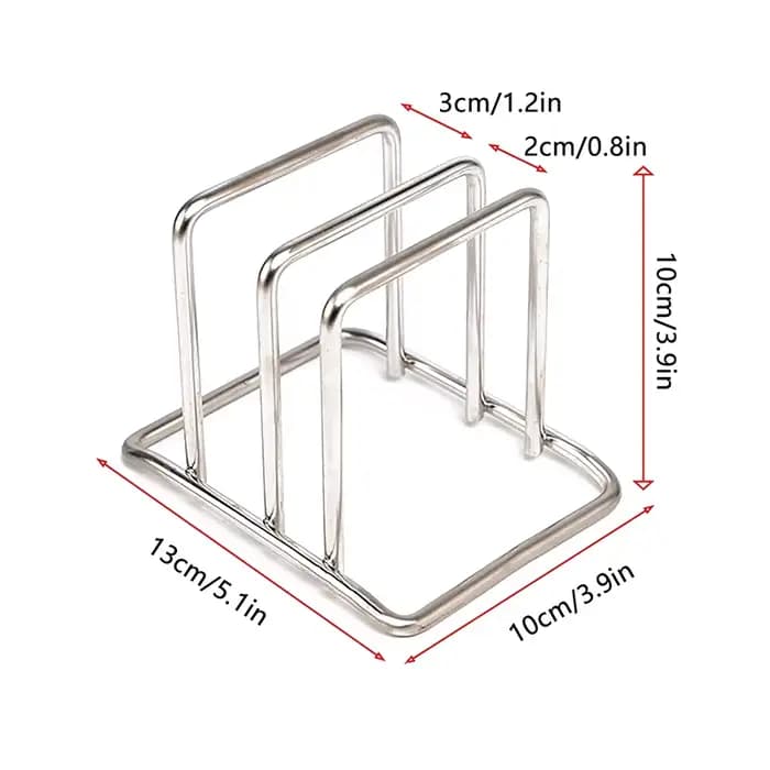 Support de planche à découper en acier inoxydable, support de planche à découper, organisateur de cu