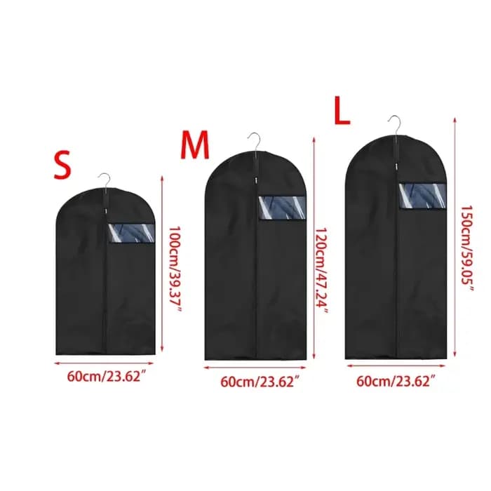 Vêtements housse anti-poussière robe mariée couverture costume manteau stockage sacs