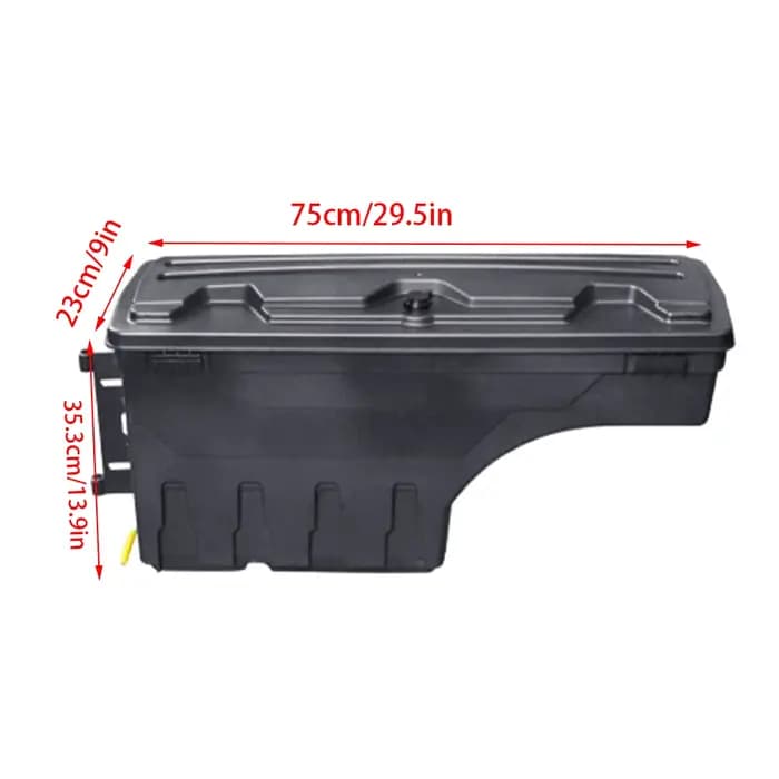 Boîte de rangement pour le plateau de camion pour Ford F-150 2015 2016 - 2021 Côté gauche ou droit Coffre arrière