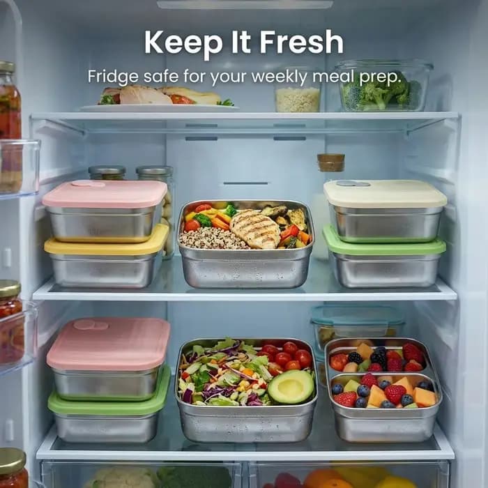 Conteneur alimentaire portable pour salade de fruits