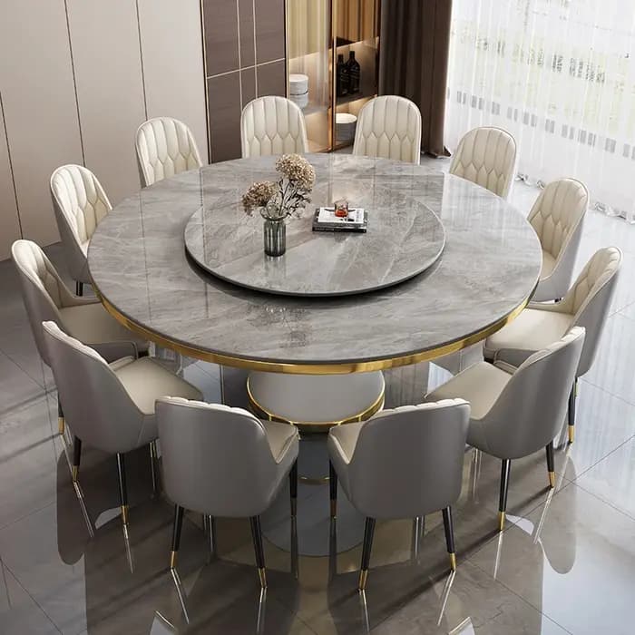 Tables de cuisine de luxe haut chaud garder la décoration Tables à manger Design français Tavolo Rou