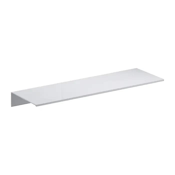 Étagère de rangement murale en aluminium blanc pour douche