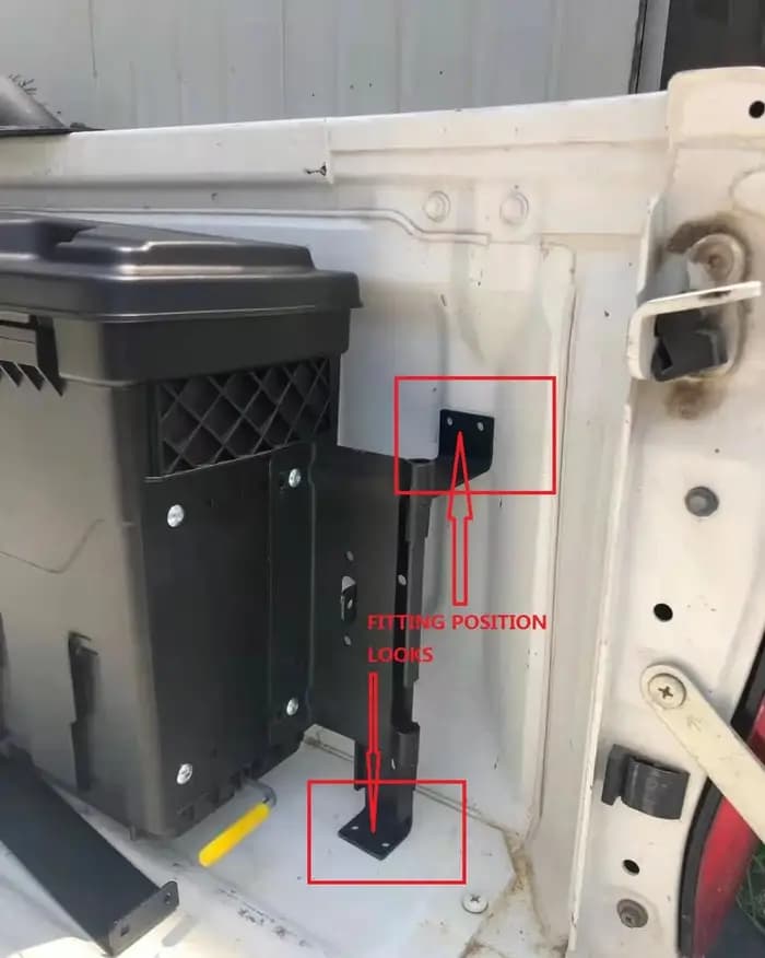 Boîte de rangement pour voiture Triton L200 Hilux Vigo Revo Rocco Isuzu D-max Greatwall VW Amarok