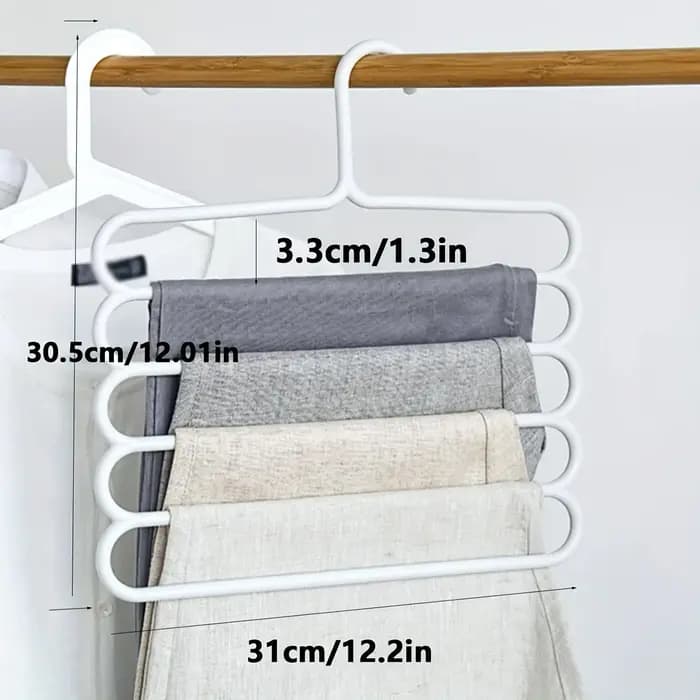 Porte-pantalons multi-niveaux - Conception peu encombrante
