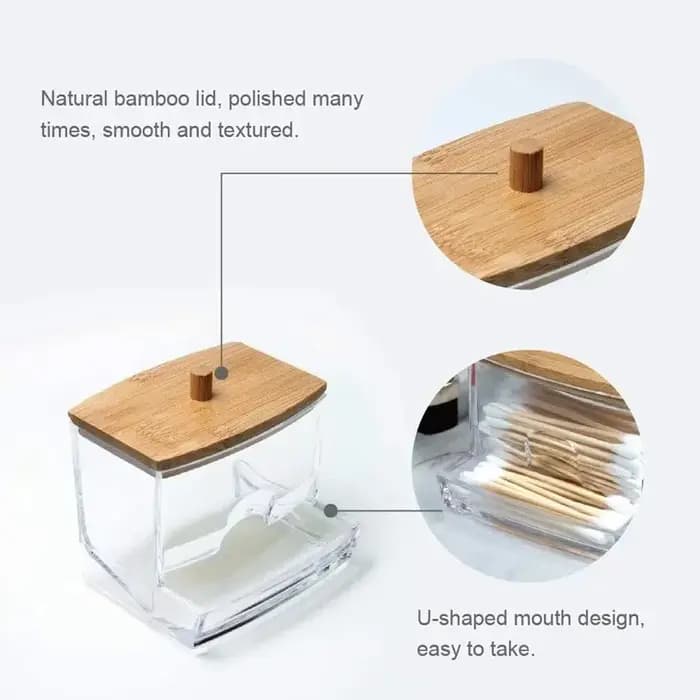 Boîte de rangement pour coton-tige