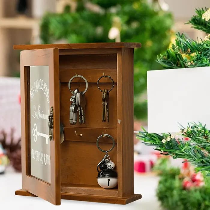 Key EvaluWooden-Armoire à clés