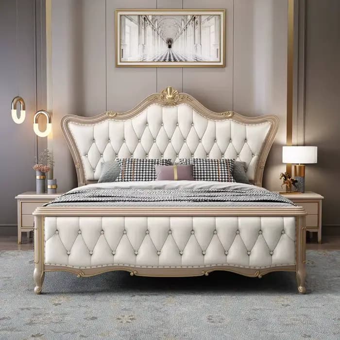 Lit King Size Moderne avec Rangement