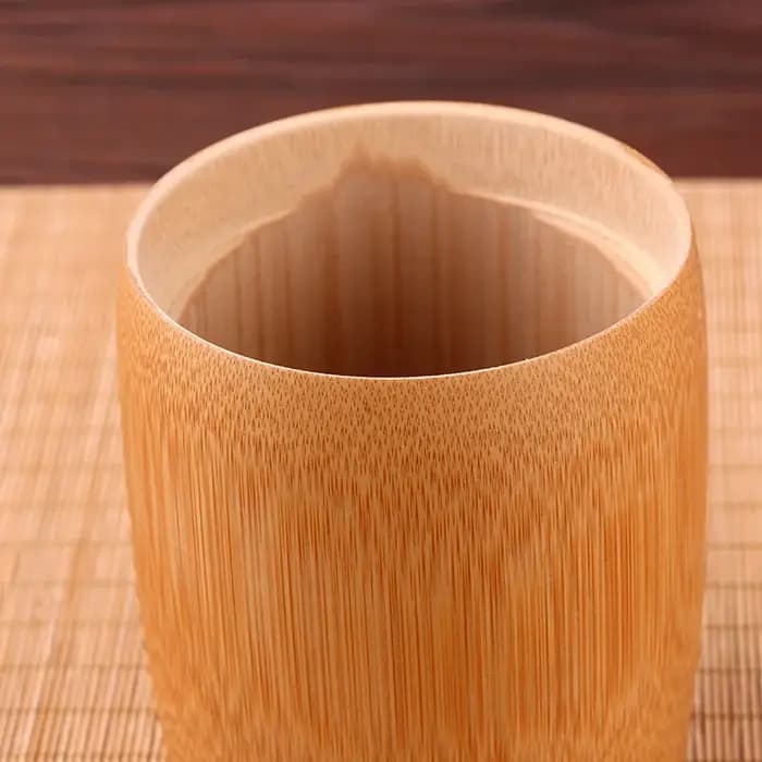Récipient à Thé en Bambou, Tube Blanc, Boîte d'Emballage, Rangement en Bois