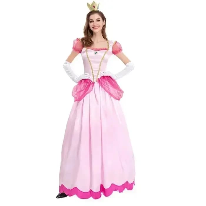 Robe de Princesse Rose pour Femme