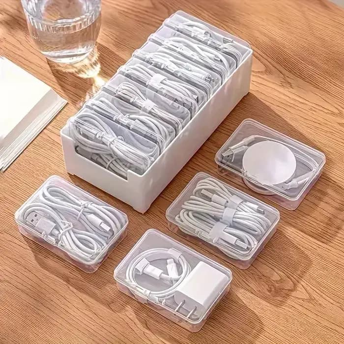 Boîte de rangement pour câbles de données
