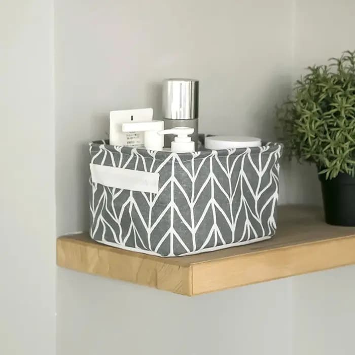 Panier de rangement pliable en tissu pour jouets