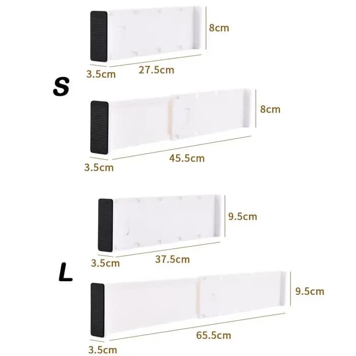 Nouveau Séparateur de tiroir télescopique bricolage réglable armoire clins multifonctionnel