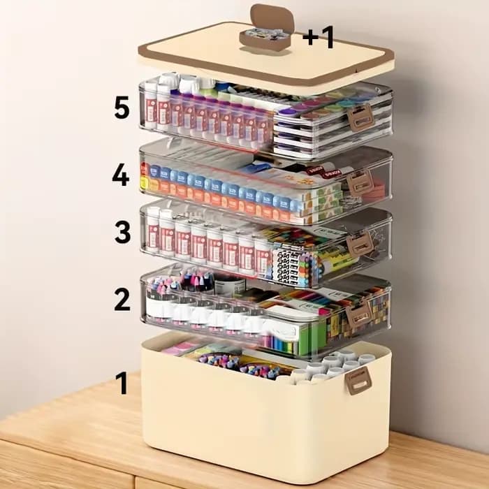 Boîte de rangement mobile pour la maison