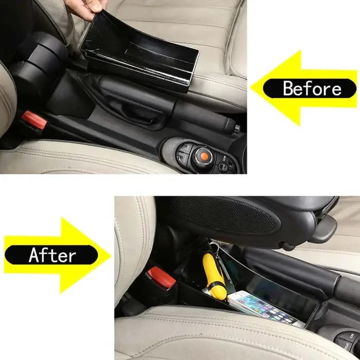 Boîte de rangement ABS pour commande centrale de voiture