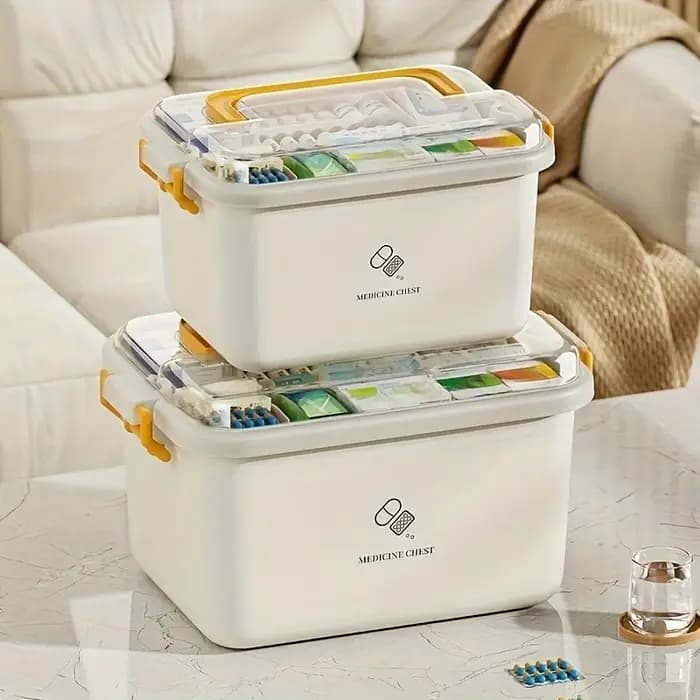 Boîte à médicaments de soins à domicile 1 pièce