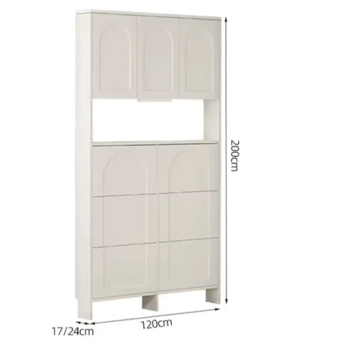 Meuble à chaussures de luxe compact avec couvercles