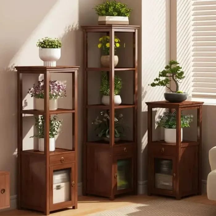 Étagère à fleurs pour plantes d'intérieur