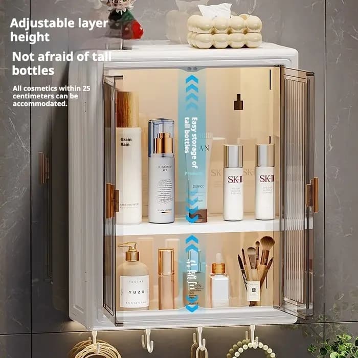 Étagère de salle de bain murale