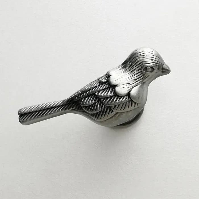 Poignée d'armoire en forme d'oiseau