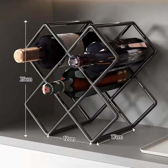 Casier à vin ménage lumière luxe losange treillis armoire à vin support de rangement bouteilles de v