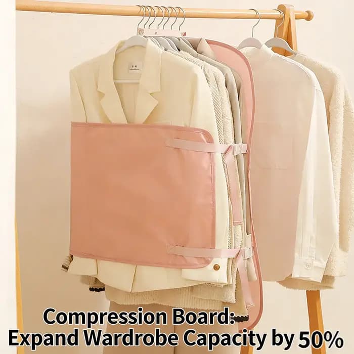 Housse de rangement compressible pour vêtements