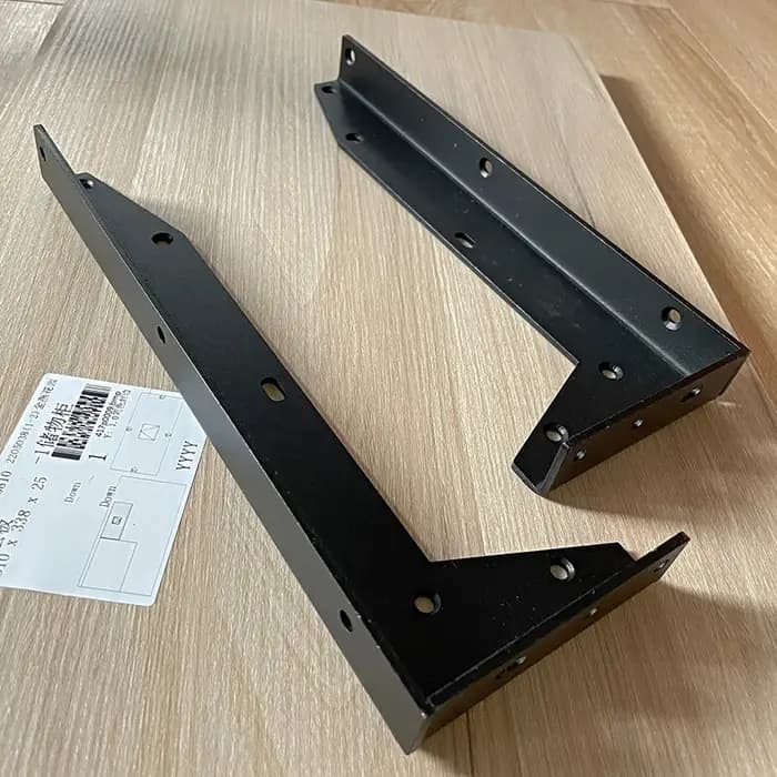 Support d'armoire robuste, étagère triangulaire murale, armoire suspendue épaisse, accessoires fixes, outils d'installation domestique