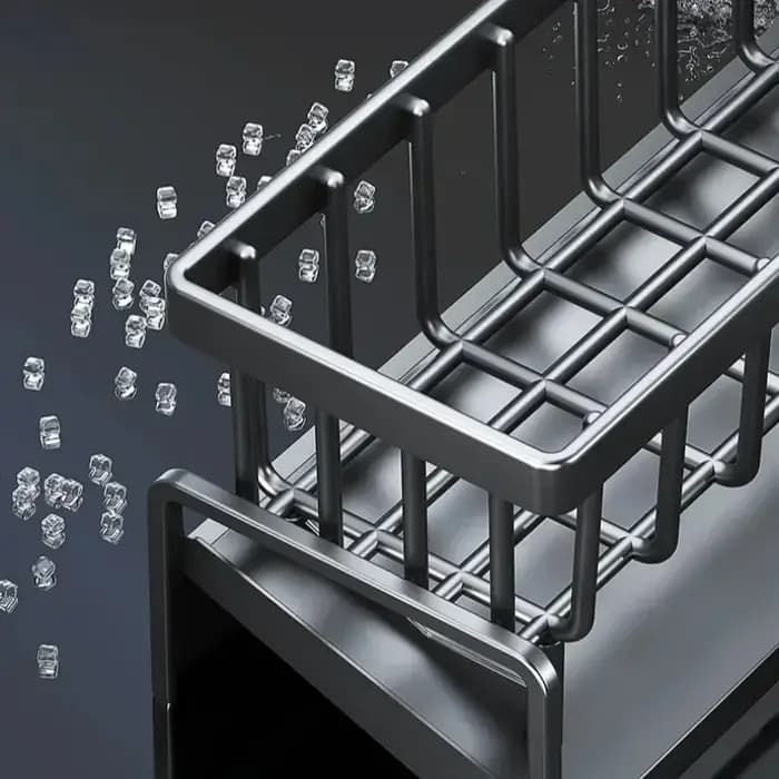 Étagère de cuisine multifonctionnelle en plastique