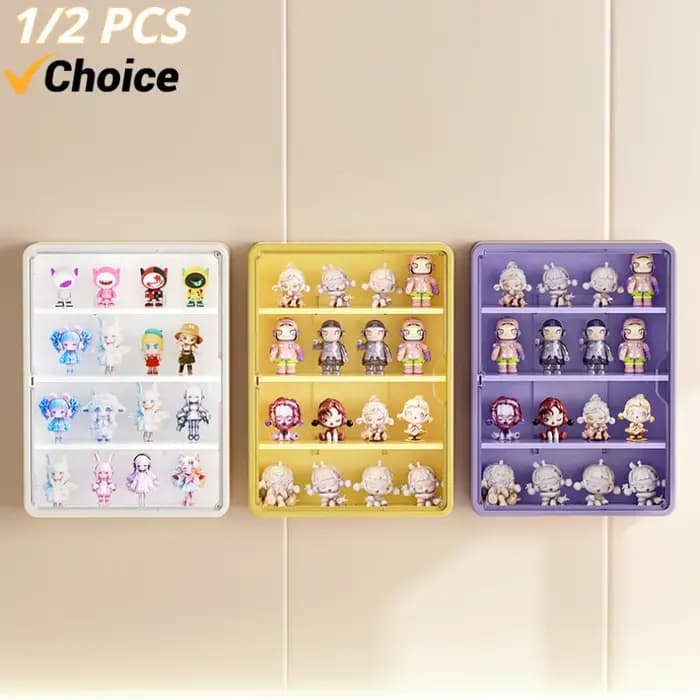 Boîte de rangement murale pour figurines d'action