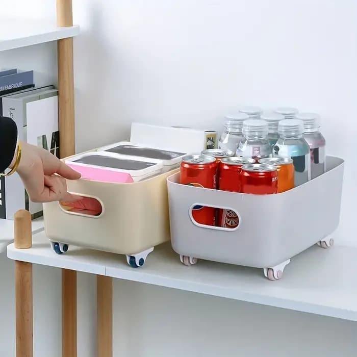 Boîte de rangement 4/8 pièces, roues à roulettes pour meubles, poulie directionnelle domestique, boîte de rangement portable auto-adhésive, roulette inférieure