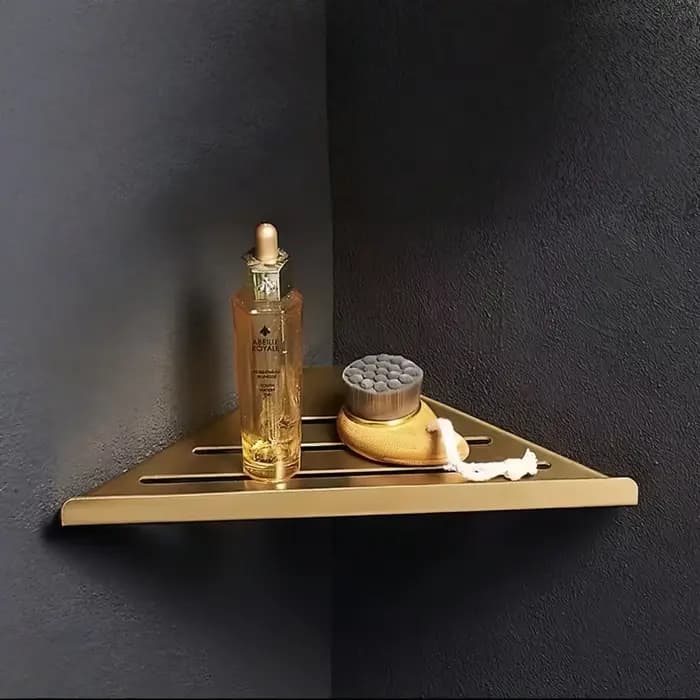 Étagère d'angle de salle de bain en acier inoxydable 304