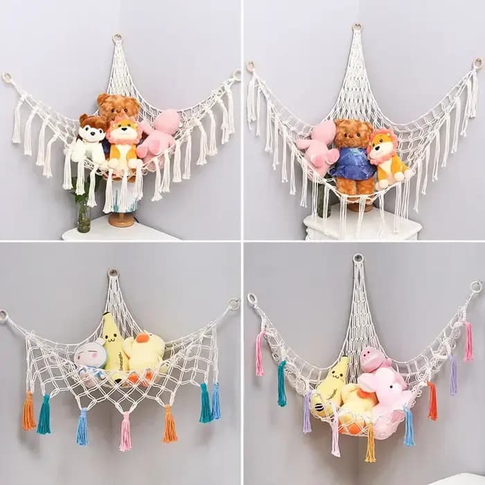 Hamac Net jouets stockage Boho décor chambre d'enfants