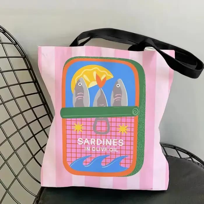 Sacs de rangement pour boîtes de conserve de sardines Coastal Charm
