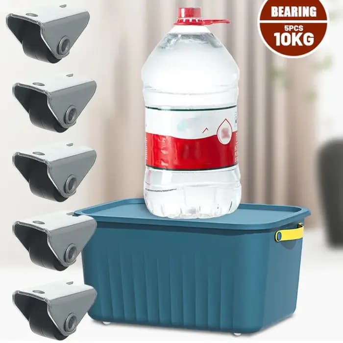 Mini-roulettes universelles pour meubles