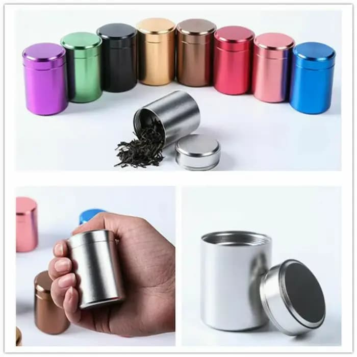 Mini boîte en métal en acier inoxydable
