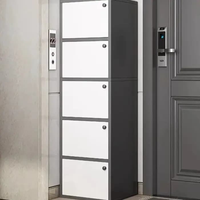 Armoire à chaussures d'entrée étroite